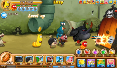 Larva Heroes Episode 2 Mod Apk Data V1.2.3 Unlimited Gold + Candy-screenshot-2