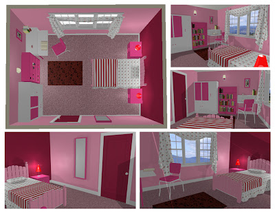 desain kamar  tidur  remaja  cewek pink Desain Rumah 
