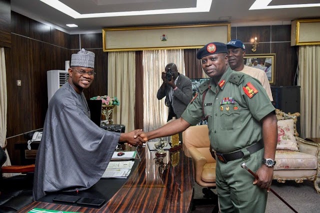 New NYSC DG, Shuaibu Ibrahim, Visits Yahaya Bello, Extols The Governors Contributions To The Scheme In Kogi State.