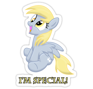 My Little Pony "I'm special" sticker Derpy Pony pegasus 