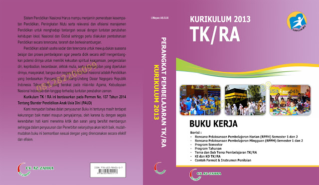 Buku Kerja Guru TK / RA Kurikulum 2013 Lengkap