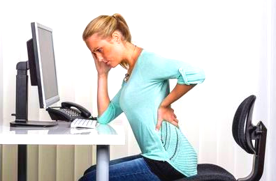 Sitting up straight all day will promote back pain.