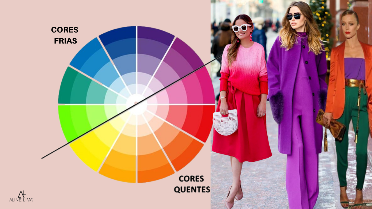 Como combinar cores de looks de acordo com o Círculo Cromático