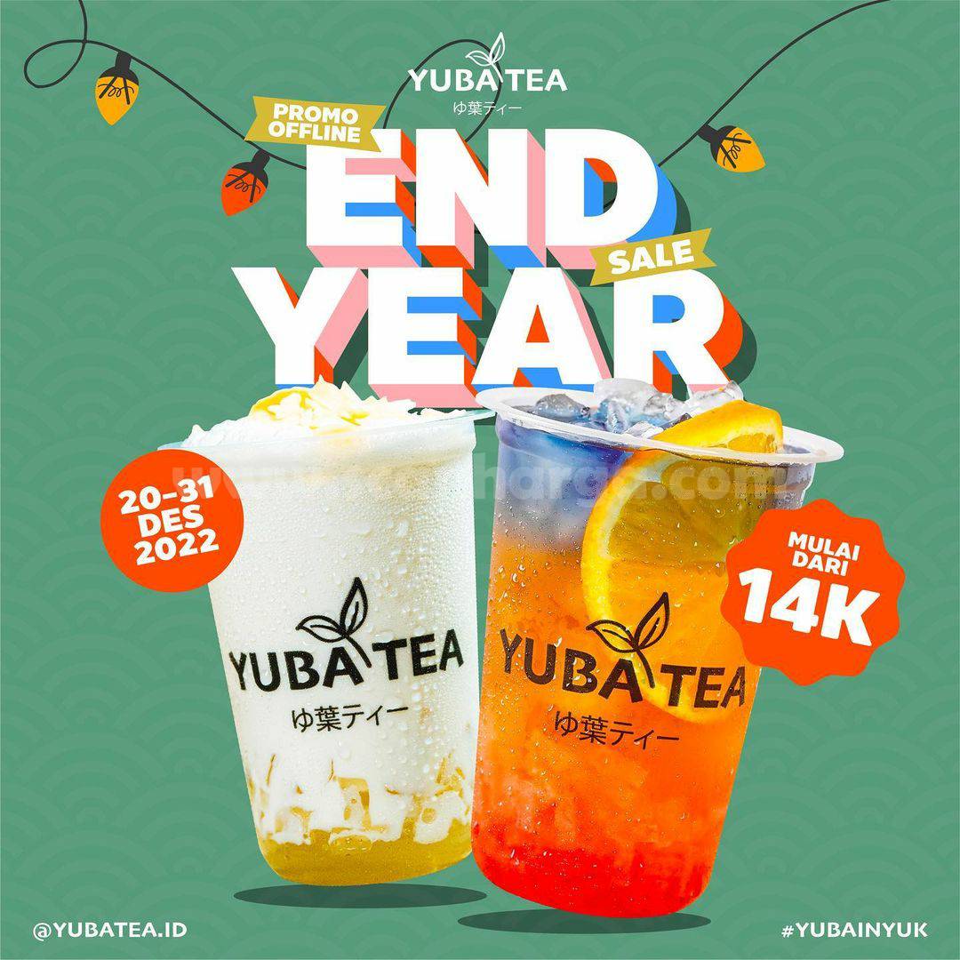Promo YUBA TEA END YEAR SALE – Harga mulai 14RB*
