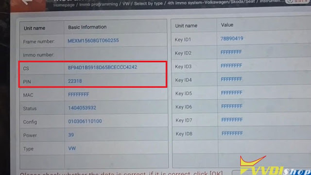 Xhorse VVDI Key Tool Plus Unlock VW NEC35xx PIN  10