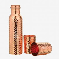 Copper Water Bottle Set