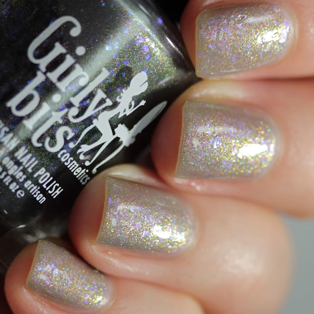 Girly Bits Black Blizzard swatch by Streets Ahead Style