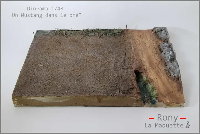 Réalisation de la clôture du diorama