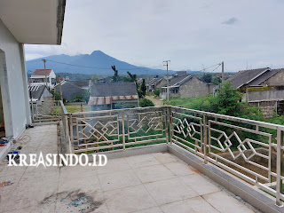 Pagar Balkon Stainless pesanan Bpk Tri Yanto di Ciomas Hills Bogor