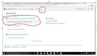 How to use adwords keyword tool