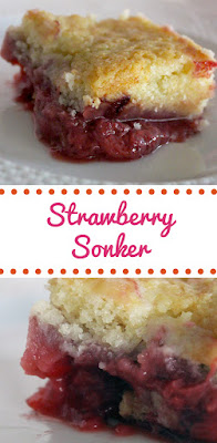 Recipe for Easy Strawberry Sonker by freshfromthe.com.