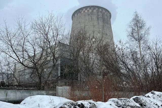 проспект Генерала Дорохова, ТЭЦ-25 «Мосэнерго», центральная насосная станция № 1, градирня № 1