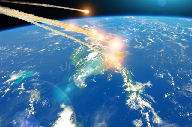 Падение метеорита из космоса