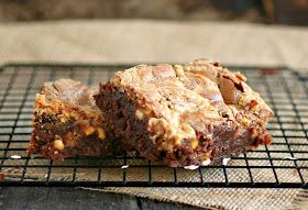 Fudgy Peanut Butter Brownies