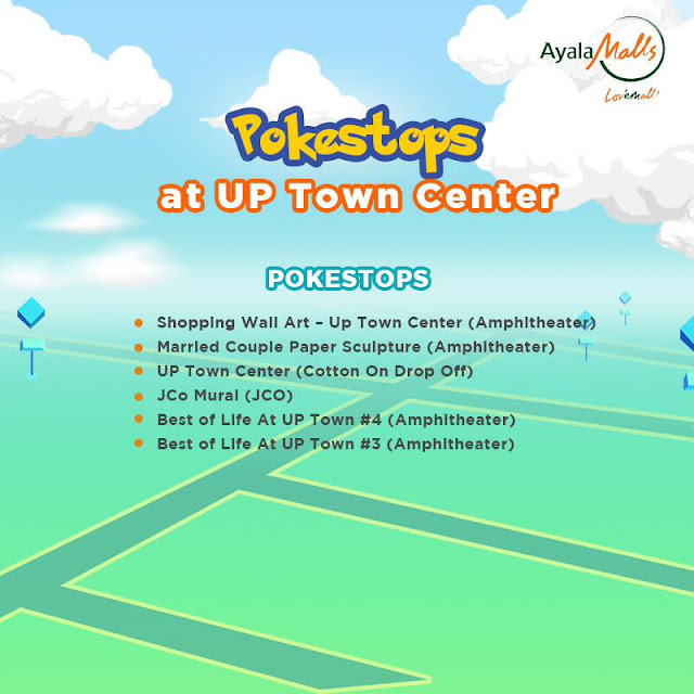 up town center pokestops, latest pokemon game