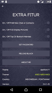 BBM DARK NAVY v3.0.1.25 Apk [Update] Terbaru