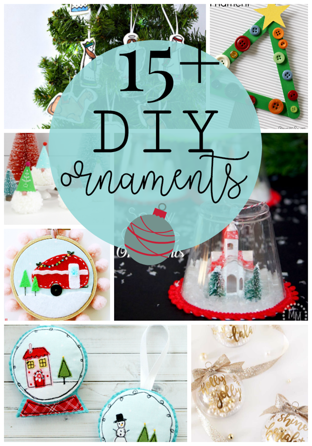 15  DIY Ornaments #Christmas #crafts #DIY