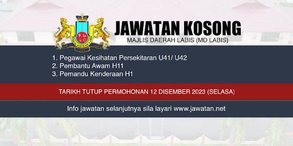 Jawatan Kosong Majlis Daerah Labis (MD Labis) 2023