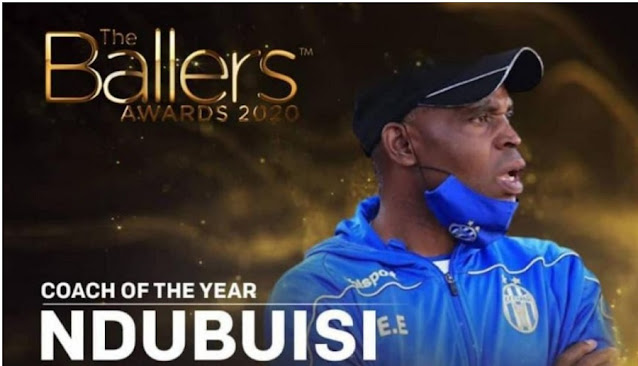 Emmanuel Egbo is named African Coach of the Year by the Ballers Awards 2020