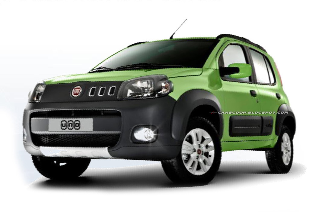These here are the first official photographs of the 2011 Fiat Uno