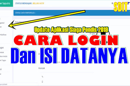 PANDUAN APLIKASI SIAGA PENDIS UPDATE APLIKASI  GURU PAI 2019 LENGKAP