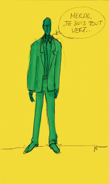 dessin homme vert