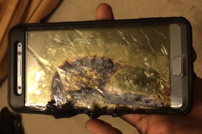 Galaxy Note 7 Meledak Sebabkan 26 Orang Luka bakar di Amerika