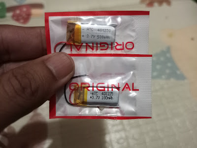 Tampilan Baterai Li-Ion