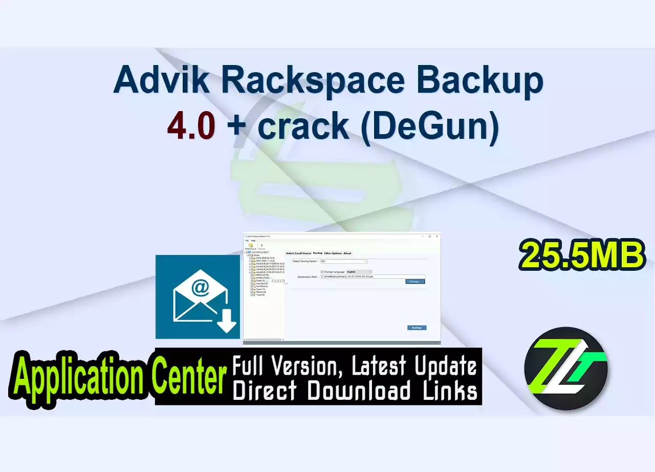 Advik Rackspace Backup 4.0 + crack (DeGun)