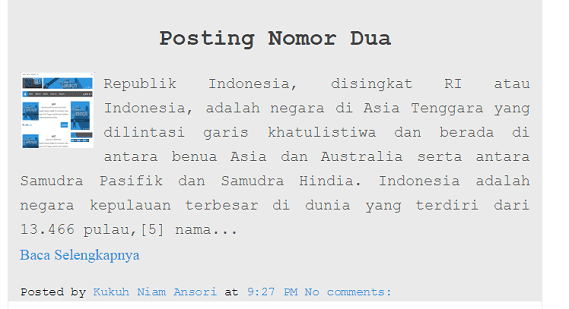 modifikasi posting blog