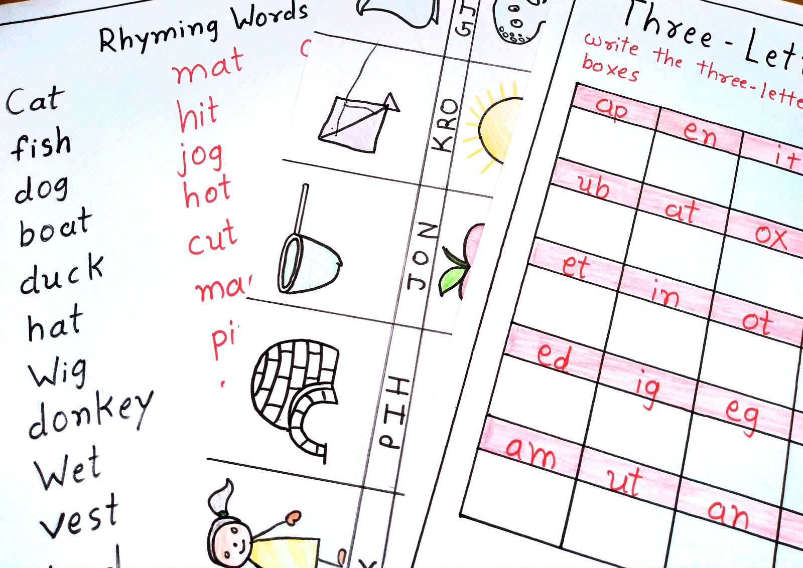 ukg worksheets english part 1
