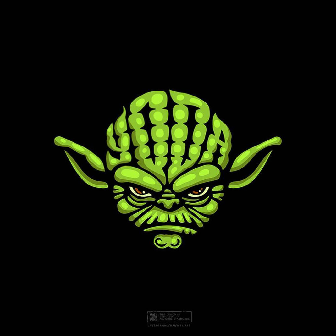 Desain Logo Yoda