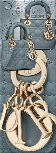 ♦Dior micro Lady Dior cloud blue cannage lambskin bag #dior #bags #brilliantluxury