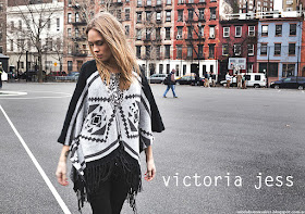 Moda otoño invierno 2016 Victoria Jess ruanas y ponchos.