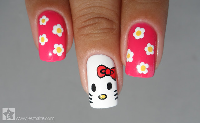 Unhas Decoradas - Hello Kitty