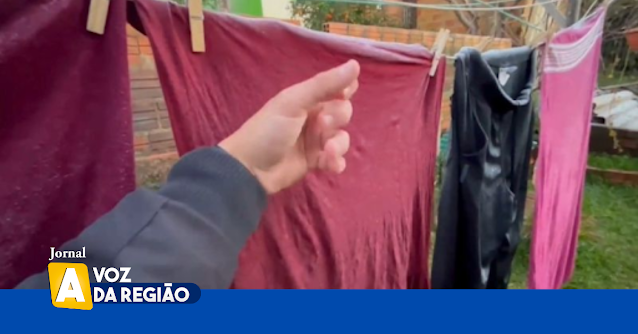 No dia mais gelado do ano no RS, roupas congelam e mangueiras soltam cubos de gelo; Assista ao Vídeo