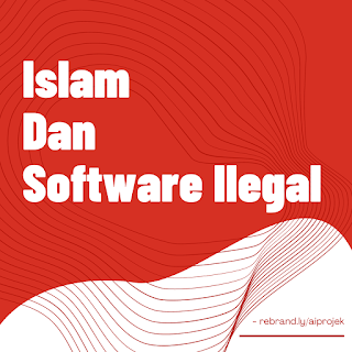 cover Islam dan Software Ilegal