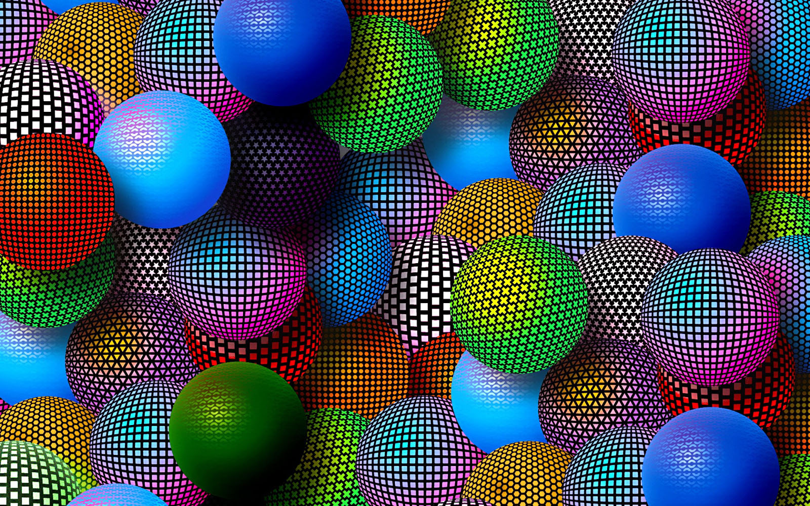 3d Mosaic Spheres Desktop Wallpapers Afalchi Free images wallpape [afalchi.blogspot.com]