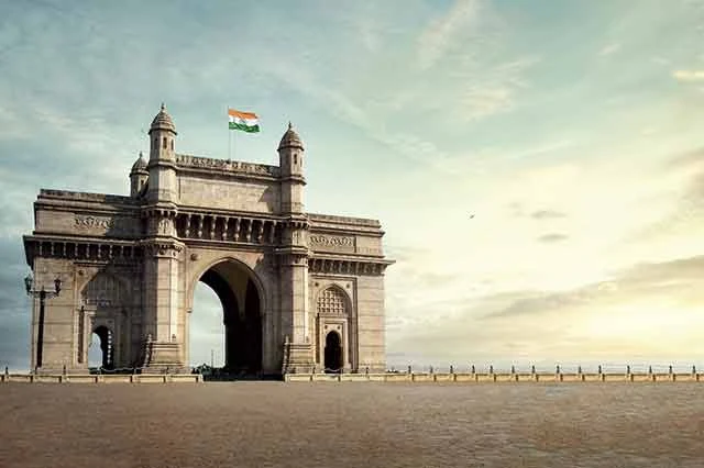 la Porte de l'Inde à Mumbai