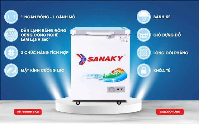 Tủ Đông Sanaky VH 1599HYKD