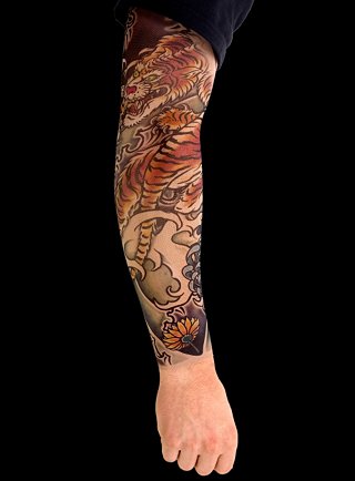 Snowflake Tattoo Sleeve