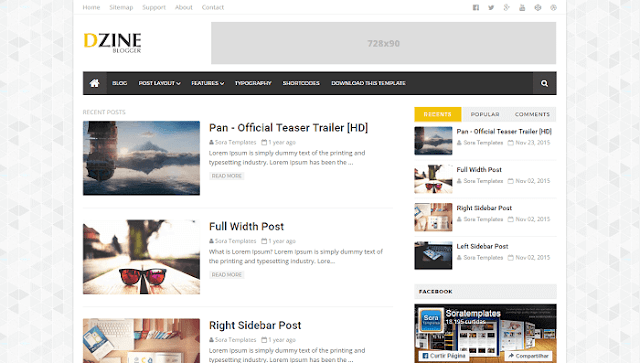 Dzine Blogger Teması