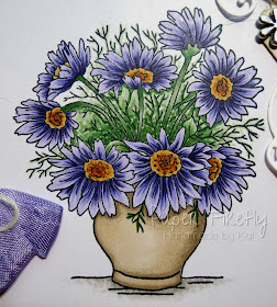 Lilac floral card featuring 'Summer Bunch' by LOTV