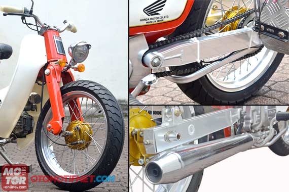 Modifikasi Honda C70 Barsaxx Speed Concept