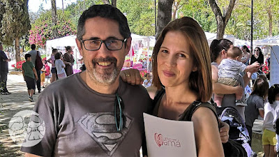 Posando con la organizadora de la I Jornada #UtreraEnFamilia, Cristina de Adoro Ser Mamá.