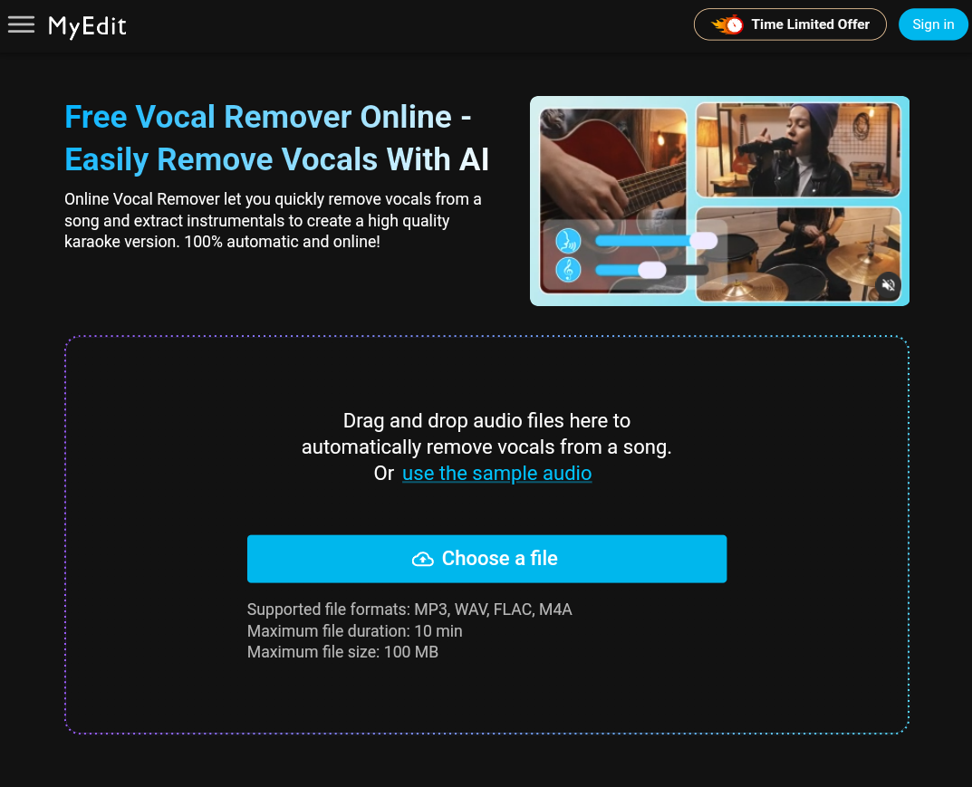 5 Best Online Tools to Separate Music from Singer's Voice