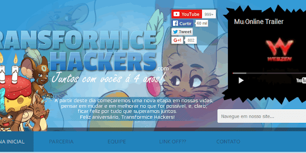 Template Transformice Hackers 5 Anos