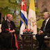 CUBA Y SANTA SEDE CON MÁS DE OCHO DÉCADAS DE CERCANÍA Y RESPETO; PRESIDENTE DÍAZ-CANEL BERMÚDEZ RECIBE EN PALACIO REVOLUCIÓN A CARDENAL BENIAMINO STELLA