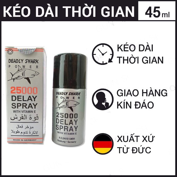 Chai Xịt Deadly Shark 25000