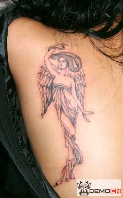 angel free tattoo design